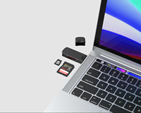 Lector de Tarjetas USB Flash Drive para Tarjetas SD y Micro SD, Compatibilidad Universal para Laptop y PC