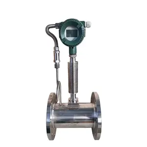 Measure Ammonium Salt Smart rs485 heated steam vortex Flowmeter natural saturated steam gas type
