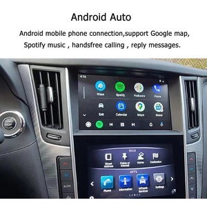 Xe trang bị thêm IOS không dây Carplay đơn vị Android Màn hình tự động phản ánh giao diện Video cho Infiniti Q50 QX50 Q60 q50s OEM nâng cấp - Product Image 4