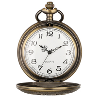Reloj de Bolsillo Antiguo con Ciervo Sika - Reloj Vintage Steampunk con Cadena - Regalo Único para Hombres - Accesorios de Joyería para Amantes de los Animales