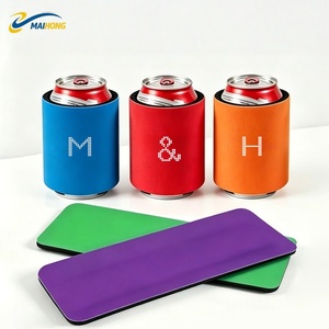 Support isotherme en néoprène personnalisable avec logo pour canettes et bouteilles de bière, vierge pour sublimation, accessoire de fête - Product Image 1