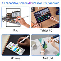Lápiz Óptico Magnético Universal con Puntas Reemplazables para Teléfono Móvil y Tableta Android, Lápiz Inteligente para Pantalla Capacitiva, Lápiz Táctil Metálico