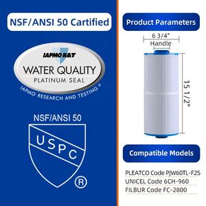 Plancher de service PLF, série hq, FT. Filtre à eau filtrant pour <span class=keywords><strong>piscine</strong></span>, dispositif Compact de <span class=keywords><strong>Filtration</strong></span>, boîte en Carton, Spa europe 52 - Product Image 3