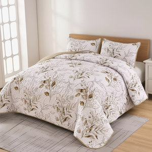 Tissu en polyester en gros, motif Ramage, adapté aux literies 100% coton - Product Image 1