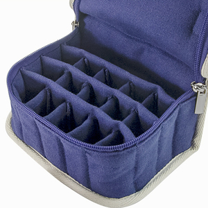 Bolsa de almacenamiento de aceites esenciales portátil, impermeable, a prueba de golpes, organizador multicompartimento para botellas de 5-15ml, bolsa de almacenamiento de cosméticos - Product Image 6