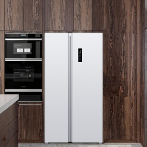 Best Selling 15.6 Cuft 110V/60Hz White PCM Finishing No Frost Side-By-Side Door Freezer <b>Refrigerator</b> Plastic Home Use - Product Image 2