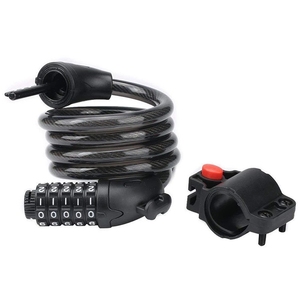 Venta directa de candado de cable de bicicleta de alta calidad combinación de 5 dígitos candado de bicicleta de Venta caliente - Product Image 2