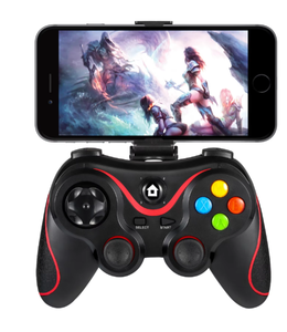 Controlador de juego Joypad inalámbrico Compatible con <span class=keywords><strong>Android</strong></span> I OS Smart TV para PS3 PC Incluye soporte de teléfono para juegos móviles - Product Image 1