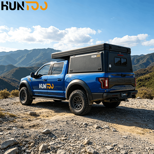 Tente de camping pliable <span class=keywords><strong>rigide</strong></span> Huntoo quatre saisons avec couvercle haute pour benne de pick-up, en aluminium alvéolé - Product Image 1