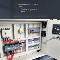 Refroidisseur à vis industriel sur mesure TIBO modèle 008, grande capacité, refroidissement air-eau, double spécification, 60 kW, R134a/R-404A, pompe à moteur, garantie 1 an