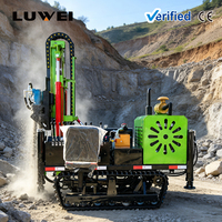 Foreuse hydraulique diesel sur chenilles de 200 m pour le forage en profondeur dans les mines à ciel ouvert, les carrières et la construction de trous de dynamitage de roche