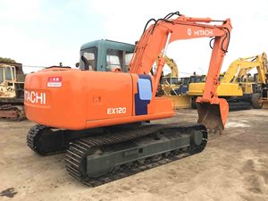 Excavatrices HITACHI ZX120 d'occasion en bon état, excavatrices sur chenilles à vendre, machines de construction ZX55 ZX70 ZX60, moteur inclus - Product Image 2