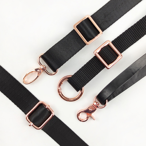 DP002 बैग सामान बैग का पट्टा बकसुआ हैंडबैग हार्डवेयर समायोज्य स्लाइडर गुलाब गोल्ड ओ डी अंगूठी हुक चढ़ाया वसंत लॉबस्टर अकवार - Product Image 6