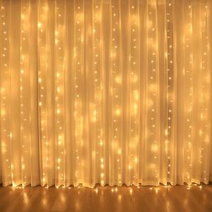 Nhà Máy LED Ánh Sáng Câu Cá Net Icicle Twinkle Cổ Tích Ánh Sáng Cho Motif DIY Ngoài Trời Rèm Trong Nhà Xmas <span class=keywords><strong>Tree</strong></span> Đảng Wedding Tường Trang Trí Nội Thất - Product Image 3