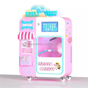 Robot máquina expendedora Popular máquina expendedora <span class=keywords><strong>de</strong></span> negocios inteligente máquina automática <span class=keywords><strong>de</strong></span> algodón y dulces que hace para Centro Comercial - Product Image 3