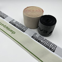 Hualiu Cinta de banda elástica jacquard reciclada en relieve personalizada de alta calidad con diseño de logotipo
