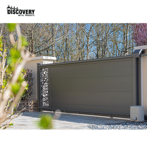 Cour découpée au <span class=keywords><strong>laser</strong></span> porte de jardin personnalisée cour décorative entrée en aluminium clôture porte allée porte coulissante - Product Image 1