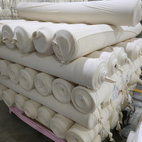 Tissu 100% coton, matière première, Polyester, coton, rembourrage en couleur, PFP PFD, prix du tissu brut pour vêtements