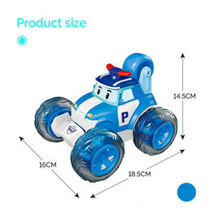 Rompecabezas de acrobacias rodantes al por mayor, coches de <span class=keywords><strong>control</strong></span> remoto, juguetes educativos para niños y niñas, sonido eléctrico, efectos de luz, incluye mando a distancia - Product Image 6