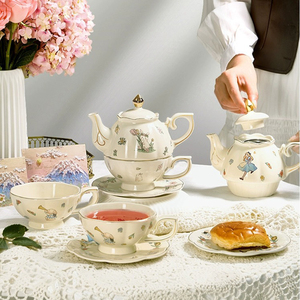 Juego de Tazas de Té de Cerámica con Forma de Torre <span class=keywords><strong>Eiffel</strong></span>, Estilo Europeo Romántico, Ecológico, para <span class=keywords><strong>Café</strong></span> y Té, Marca SYL - Product Image 5