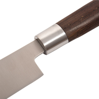 Couteaux à trancher de Chef, lame en acier 1.4116 couteaux à Filet de poisson avec manche en bois Rose de 12 pouces