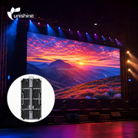RH Serie P3.91 Indoor-Mietdisplay 7680Hz Bildwiederholrate Vollfarbige SMD LED-Videowand
