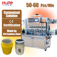 Scelleuse thermique linéaire à 8 têtes pour films en rouleau, pour verre, plastique, gobelets carrés et ronds, bouteilles, canettes, bocaux