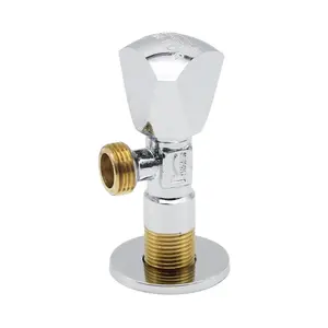 Robinet angulaire en laiton, accessoires pour robinet de haute qualité, contrôle de l'eau, valve d'angle de haute qualité en laiton