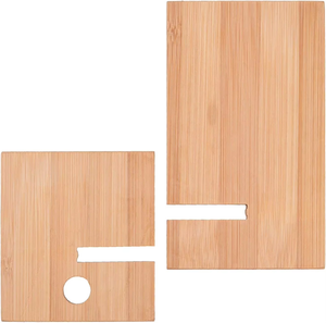 Soporte para teléfono móvil <span class=keywords><strong>de</strong></span> madera Flexible impermeable <span class=keywords><strong>de</strong></span> bambú natural, inserto <span class=keywords><strong>de</strong></span> cama <span class=keywords><strong>de</strong></span> escritorio <span class=keywords><strong>con</strong></span> orificio para teléfono y tableta - Product Image 4