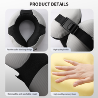 2025 Lianda en forme de U personnalisé orthopédique cou soutien pliable ergonomique mousse à mémoire voyage et avion oreiller