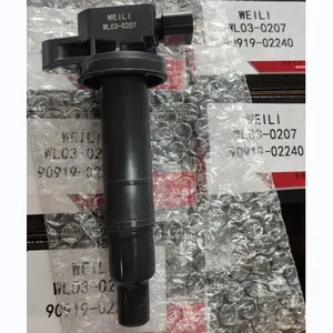 WEILI 자동차 1nz 점화 코일 도요타 Yaris Prius VIOS 엔진 1NZ-FE bobina de encendido 코일 점화 도요타 yaris 90919-02240