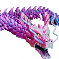 Figurines d'animaux articulées et flexibles en forme d'yeux de dragon imprimées en 3D, en matériau EVA, version Q, jouet anti-stress pour TDAH