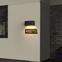 Applique murale LED intérieure extérieure Lumières de porche Maison Terrasses Porche Escalier Couloirs Lumières IP65 Étanche Capteur Applique murale