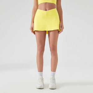 Nouveau taille haute décontracté Fitness Yoga jupe pour les femmes été entraînement séchage rapide respirant Tennis sport jupe - Product Image 3