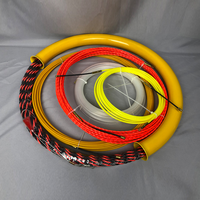 Tire-fil électrique 4mm 6mm X 30m, 100 pieds, 1/4 pouce, 3 brins tressés, pour le passage de câbles électriques à travers les murs