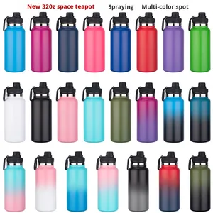 High Quality 32Oz Double-Wall Stainless Steel Travel Flask for Powder Coated Eco-Friendly Wide Mouth <b>Water</b> Bottle <b>Kettle</b> - Product Image 3
