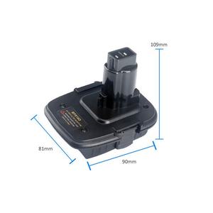 Adaptador de Batería BPS18D para Baterías de Iones de Litio Black&Decker Porter Cable Stanley de 20V, Convierte a Batería Dewalt de Ni-MH de 18V DC9096 - Product Image 1