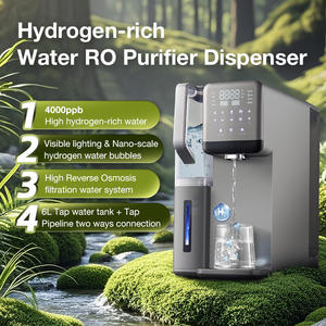 Generator kaya hidrogen H2 multifungsi dengan pemanas Filter air RO empat dalam dua Dispenser air Generator hidrogen 4000ppb - Product Image 2