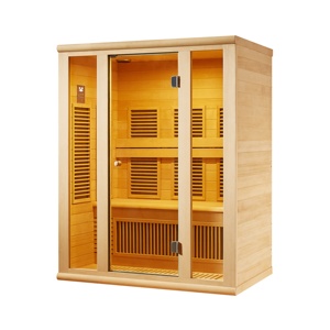 <span class=keywords><strong>MEXDA</strong></span>伝統的な遠赤外線サウナ室コントロールパネルサウナヒーター木製屋内ドライスチームルーム3人用WS-1608SR - Product Image 1
