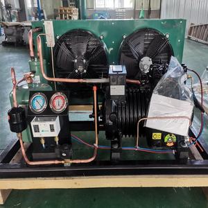 Стабильный энергосберегающий поршневой компрессор 380 В, конденсационный блок R410A, автоматический шестеренный насос, 5 л.с., 8 л.с., 10 л.с., 15 л.с., плоская пластина - Product Image 4