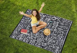 मोटी प्लग नमी के साथ पोर्टेबल आउटडोर आरवी मैट-शिविर के लिए टिकाऊ और मुस्लिम प्रार्थना पीपी सामग्री यार्ड चटाई - Product Image 3