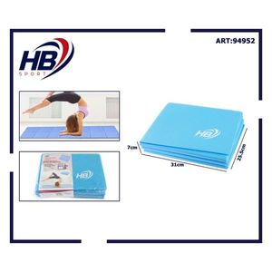 Tapis de yoga pliable en PVC 173*61*4mm, produit portable et durable pour la pratique du yoga - Product Image 3