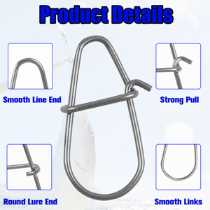300 шт., набор клипсов из нержавеющей стали - Product Image 2