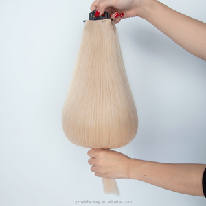 Weaving Double Drawn Cuticle Aligned Virgin Remy Genius Weft Human Hair Extension - Product Image 4