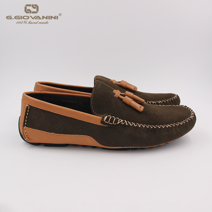 Zapatos de hombre gamuza esmerilada versión coreana-kaki Zapatos de hombre gamuza esmerilada versión coreana-kaki