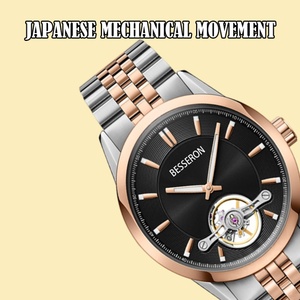 2025 Duskull Customizable Logo Quartz <b>Skeleton</b> <b>Watch</b> for Men 40MM <b>Automatic</b> Mechanical Stainless Fashionable Business Glass - Product Image 4