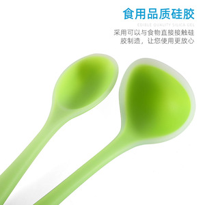 Espátula de Silicona Antiadherente, Resistente a Altas Temperaturas, Cucharón para Sopa, Utensilios de Cocina para Saltear - Product Image 5