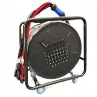 Câble audio Snake, bobine de câble, 40 canaux, mâle vers femelle, 30 m, bobine de câble XLR pour scène