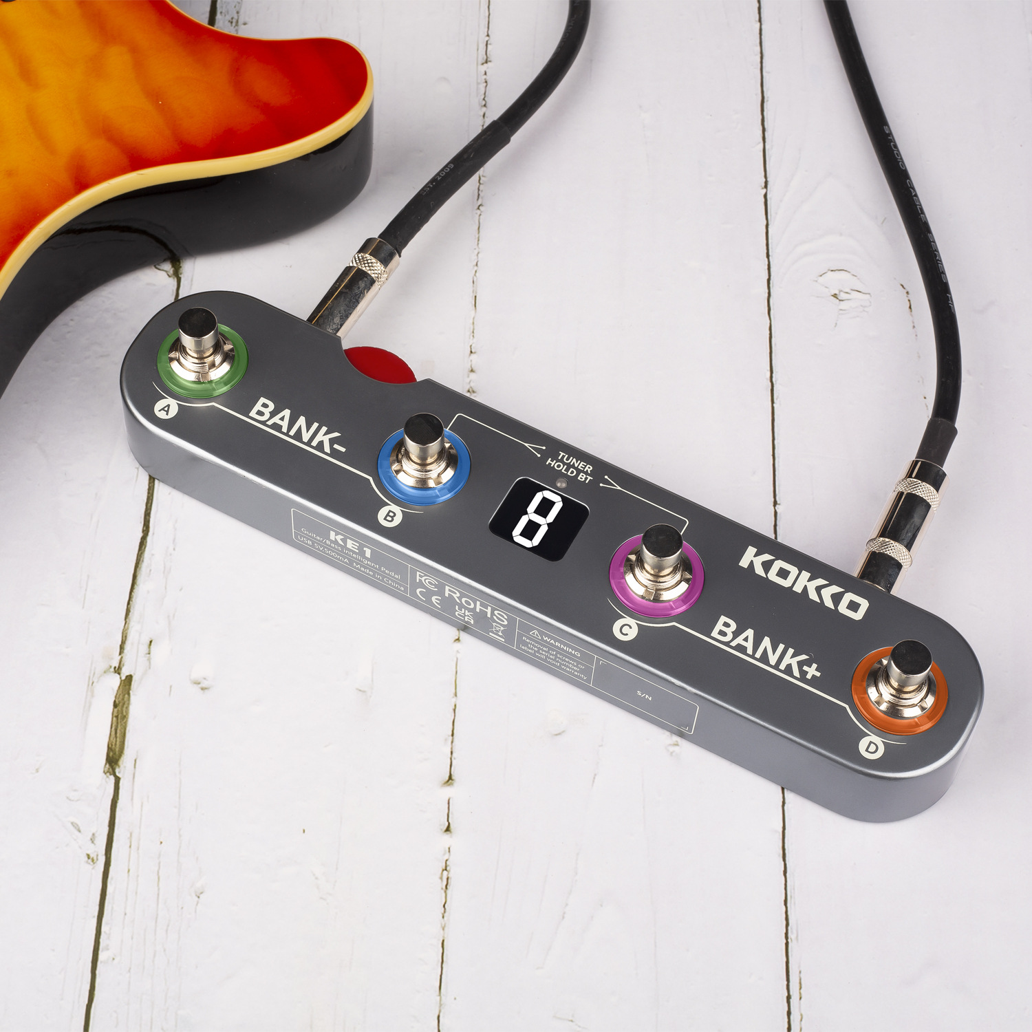 KOKKO KE1 Multi-Functional Guitar Effects Unit with Built-In