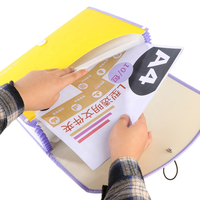 Zosi — trousse à dossiers en plastique PP, Logo personnalisé, sac extenseur pour documents, fournitures de bureau et scolaires